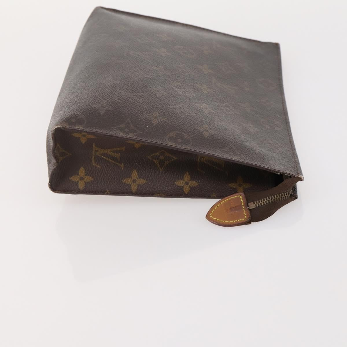 LOUIS VUITTON Monogram Poche Toilette 26 Pouch 3 Set M47542 LV Auth 185277