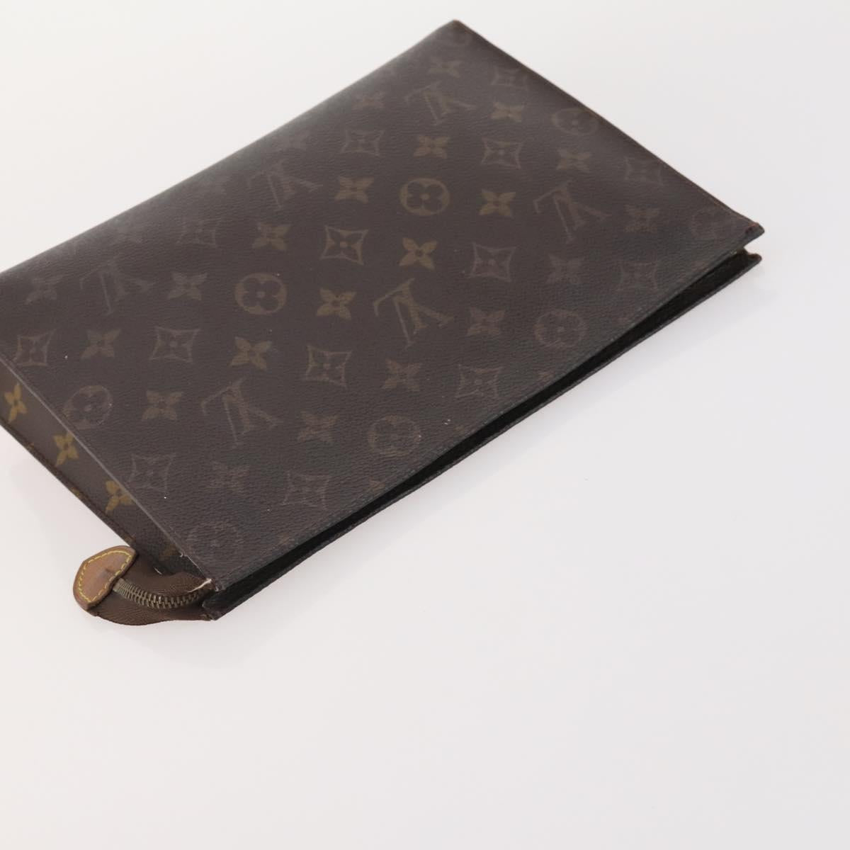 LOUIS VUITTON Monogram Poche Toilette 26 Pouch 3 Set M47542 LV Auth 185277