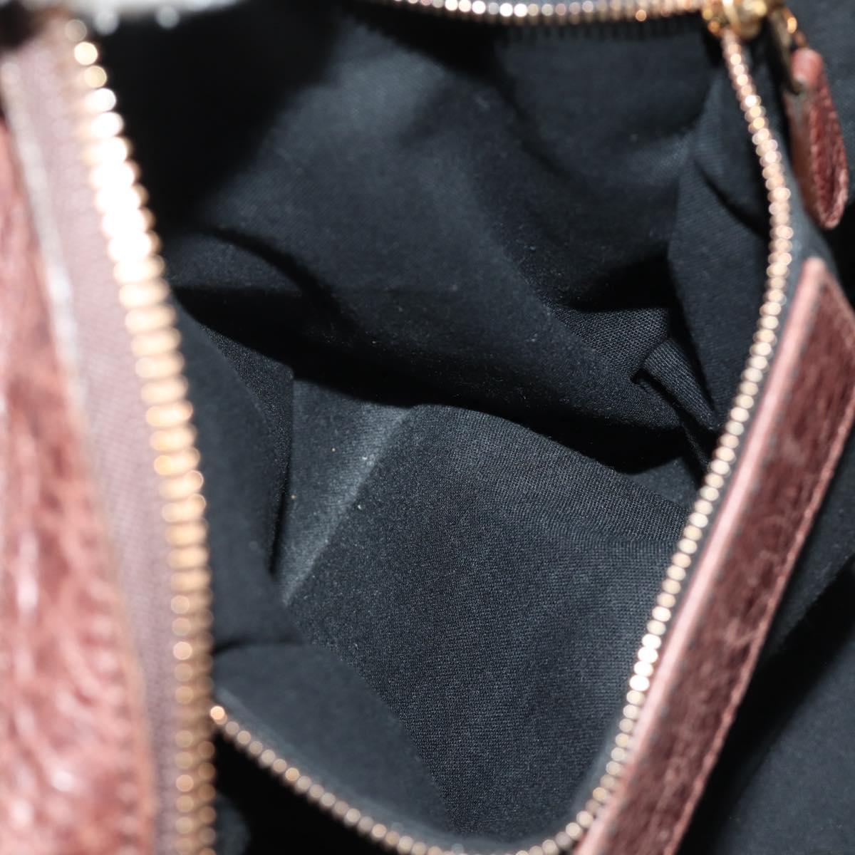 BALENCIAGA The Giant Part-Time Bag Leather 2way Brown Gold 173082 Auth 185300SM