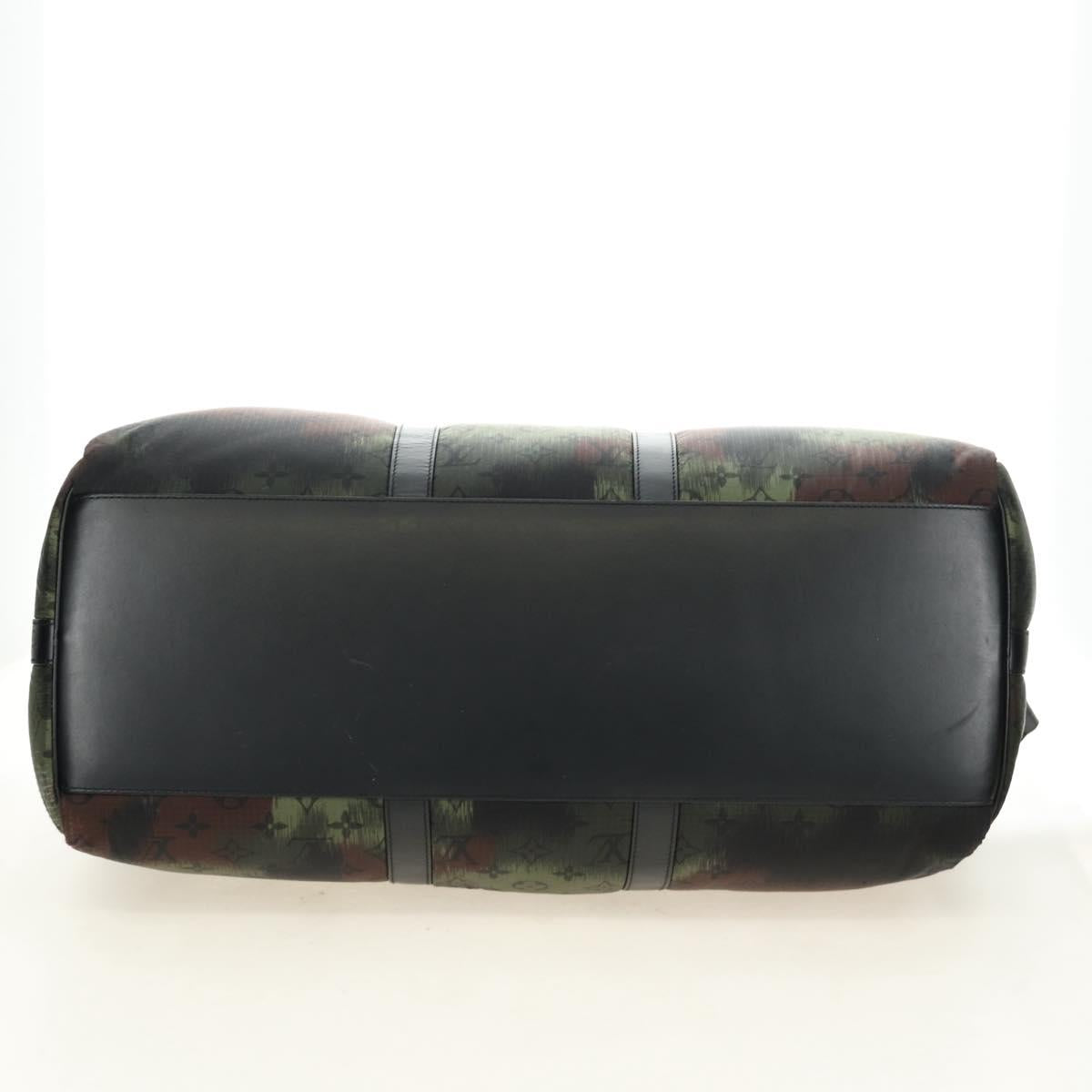 LOUIS VUITTON Monogram Camouflage Keepall Bandouliere 50 M56416 LV Auth 185301SM