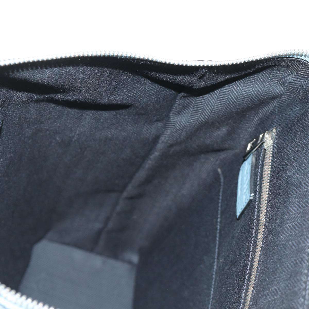LOEWE Dumbo Goya Disney Collaboration Backpack Leather Silver Blue Auth 185303SAM