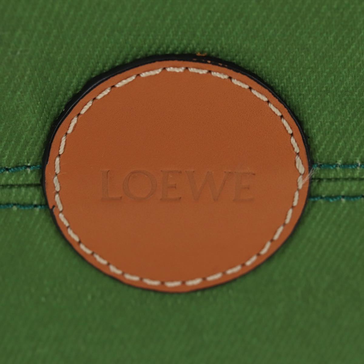 LOEWE Cushion Tote Bag Canvas Light Blue Auth 185304SM