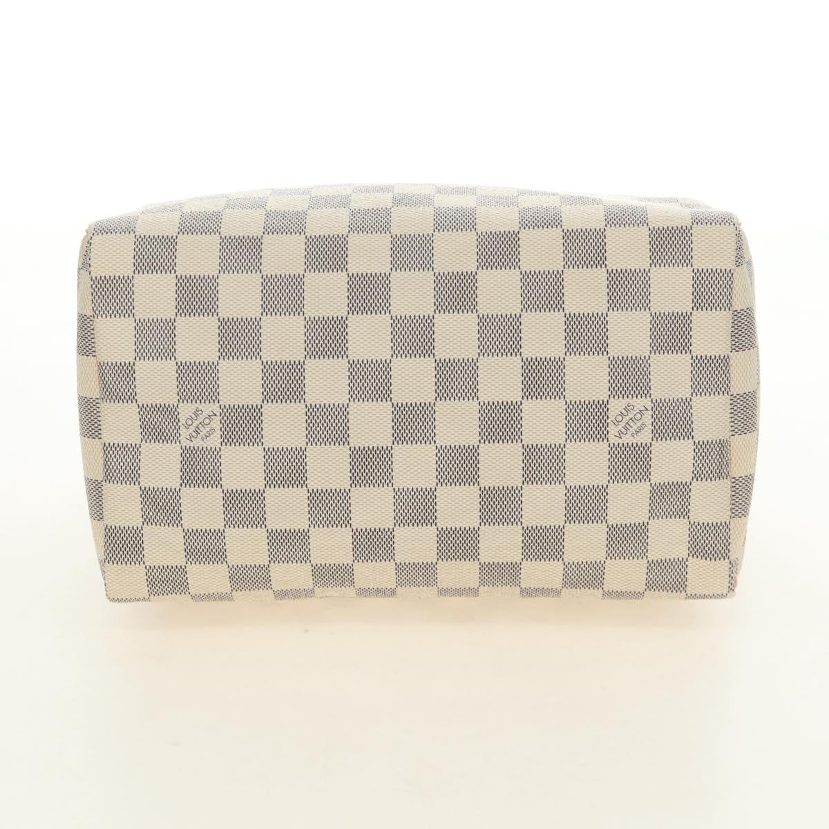 LOUIS VUITTON Damier Azur Speedy 25 Hand Bag N41534 LV Auth 185307SAM