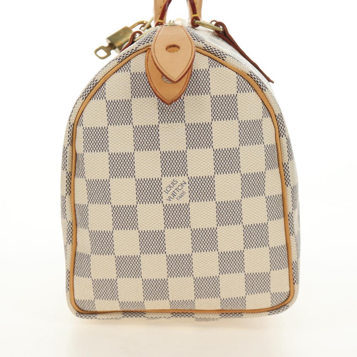 LOUIS VUITTON Damier Azur Speedy 25 Hand Bag N41534 LV Auth 185307SAM