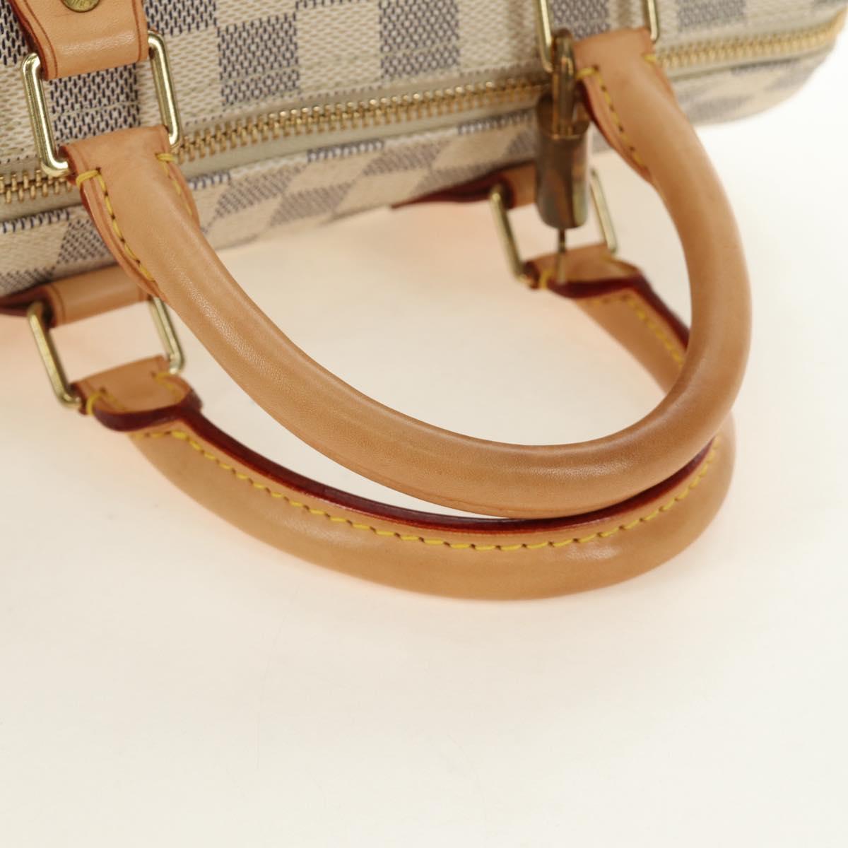 LOUIS VUITTON Damier Azur Speedy 25 Hand Bag N41534 LV Auth 185307SAM