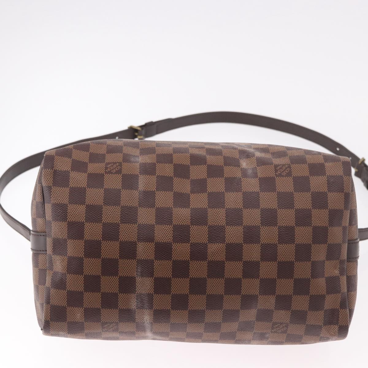 LOUIS VUITTON Damier Ebene Speedy Bandouliere30 Hand Bag N41367 LV Auth 185318SV