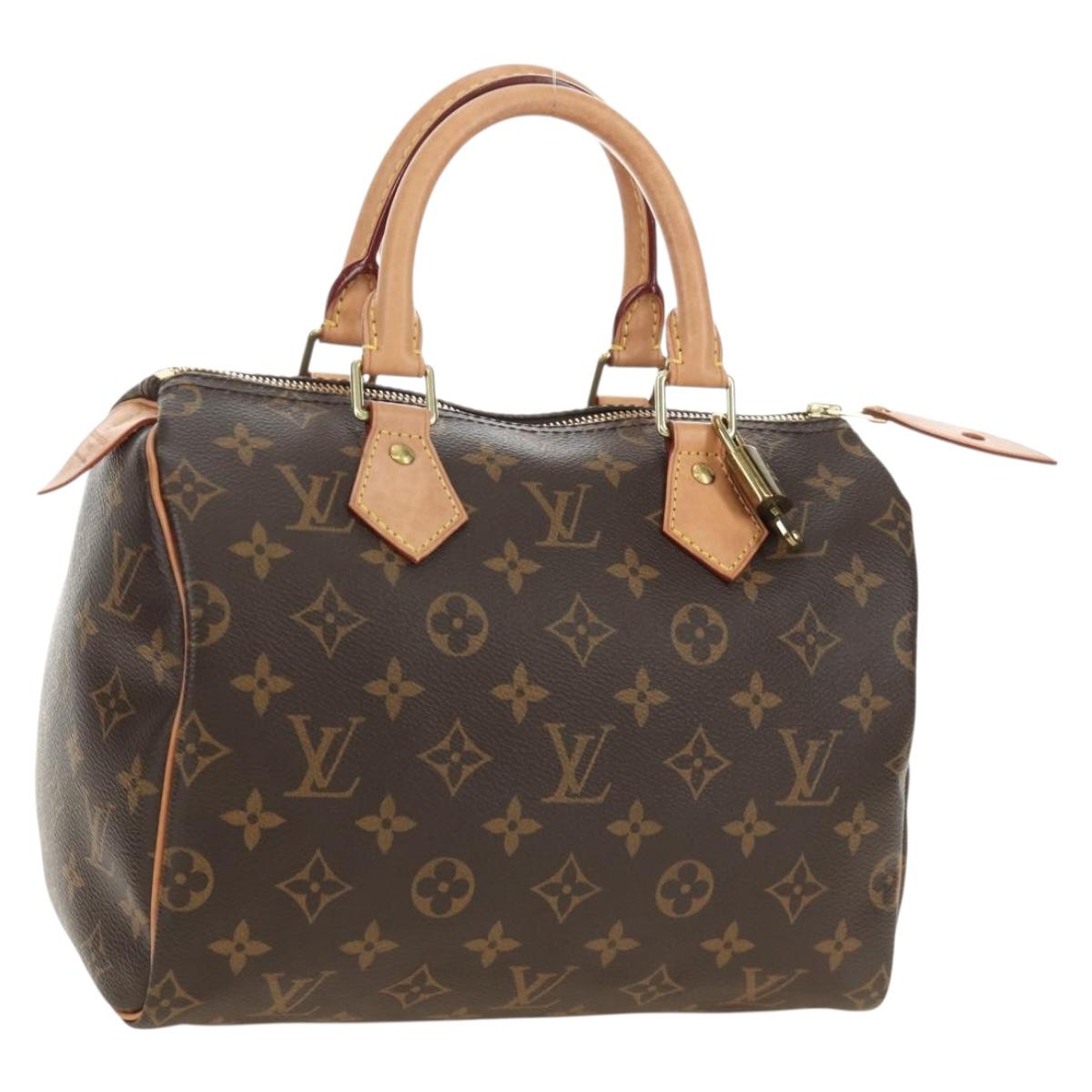 LOUIS VUITTON Monogram Speedy 25 Hand Bag M41528 LV Auth 185327SAM