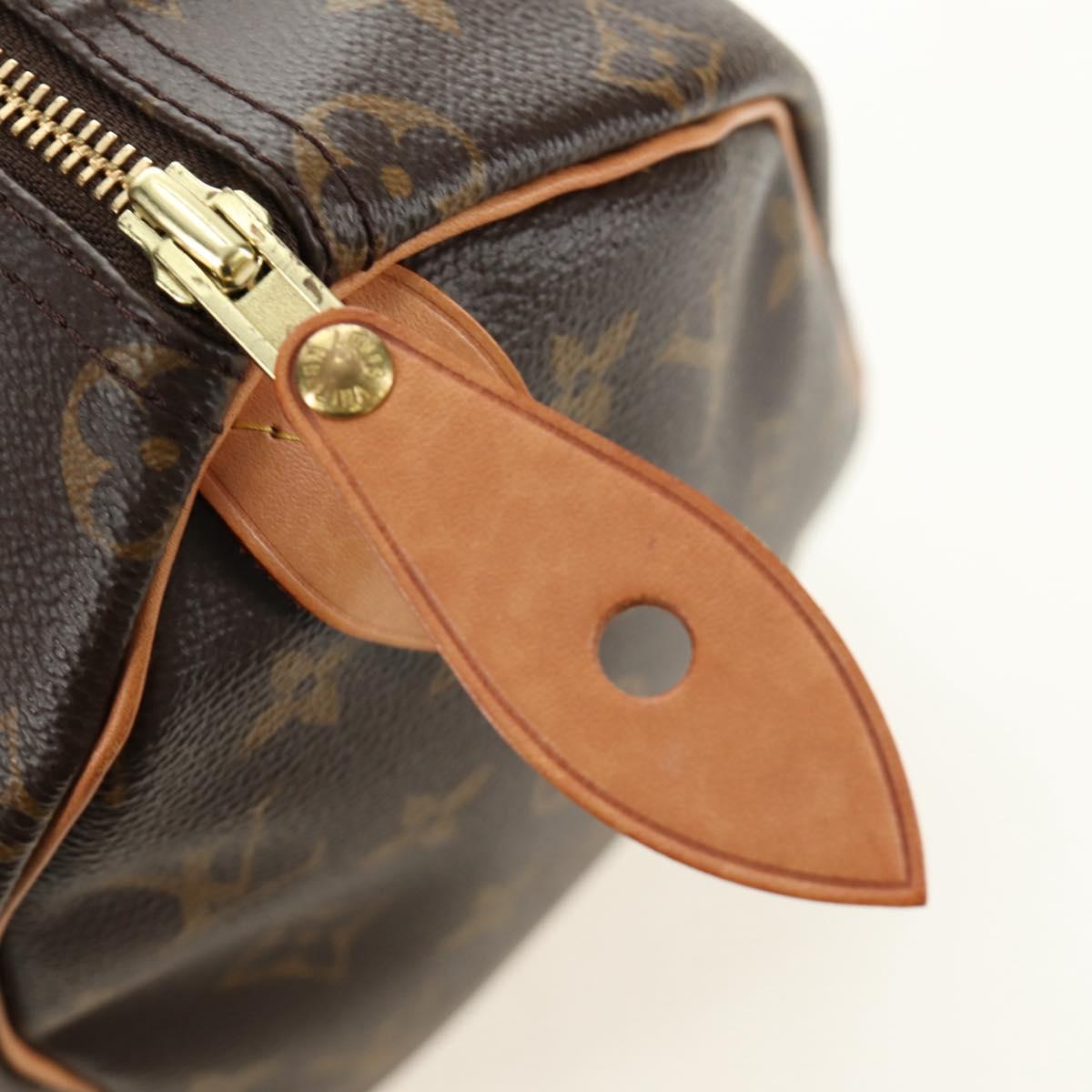 LOUIS VUITTON Monogram Speedy 25 Hand Bag M41528 LV Auth 185327SAM
