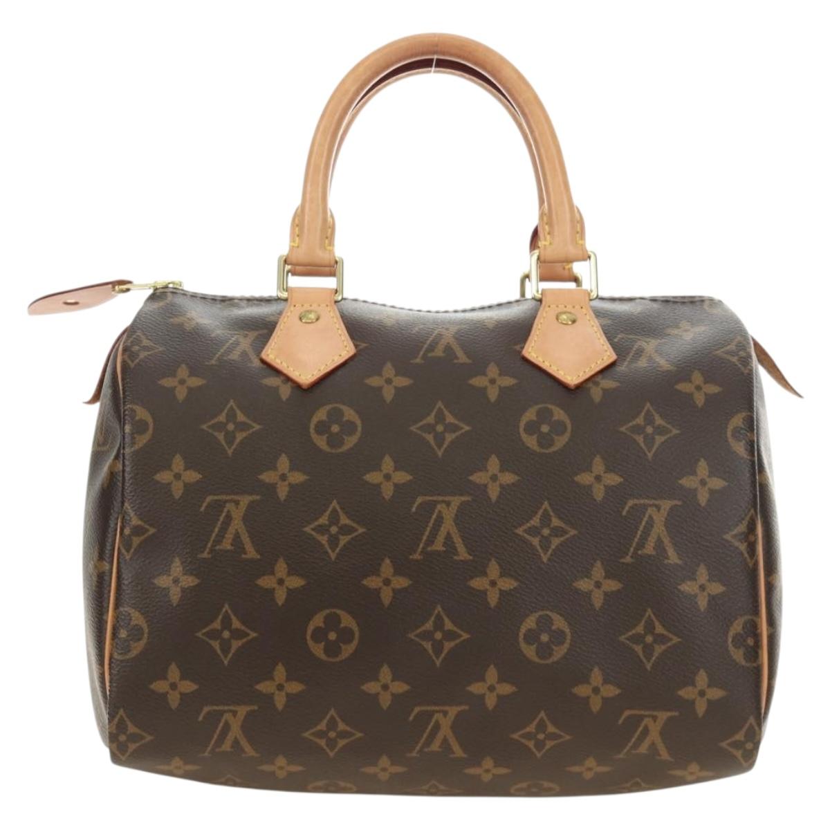 LOUIS VUITTON Monogram Speedy 25 Hand Bag M41528 LV Auth 185327SAM