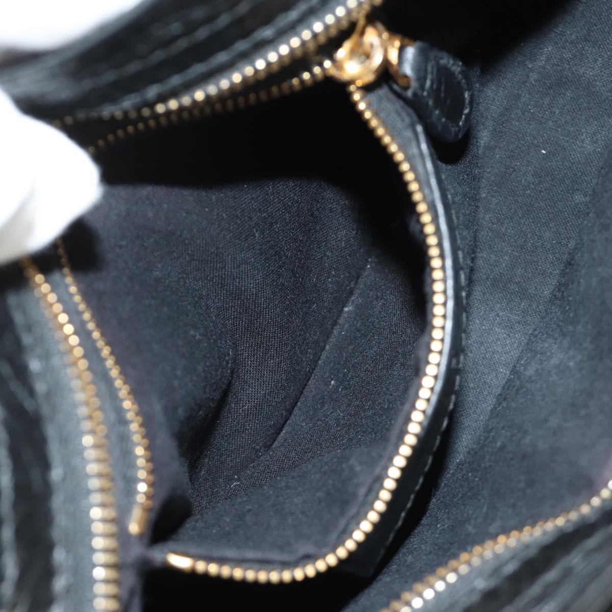 BALENCIAGA Mini City Hand Bag Leather 2way Black Gold 309544 Auth 185336SAM