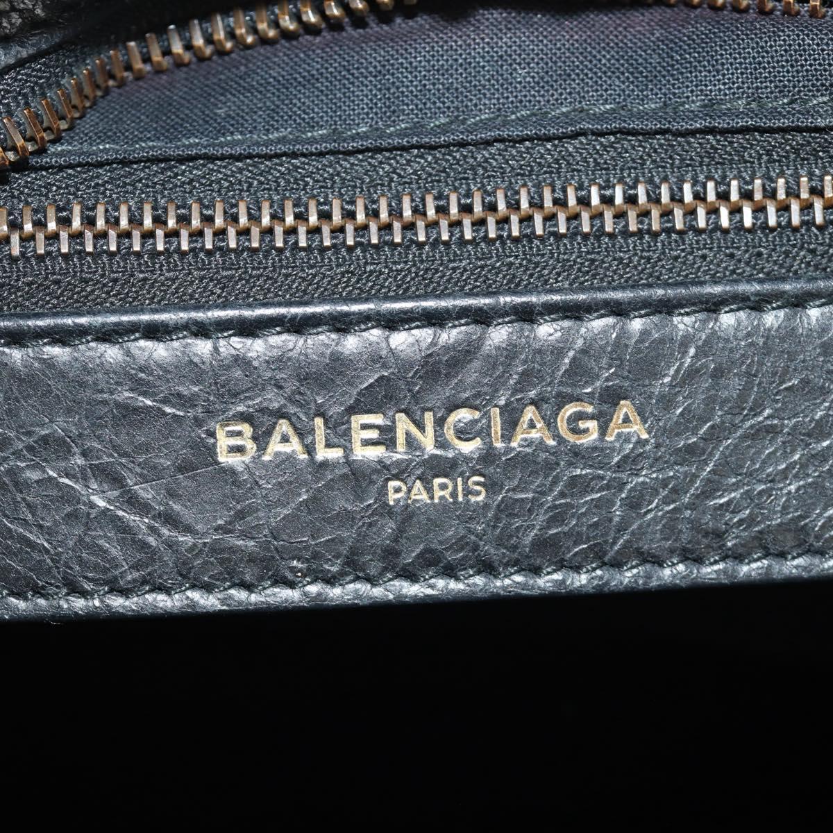BALENCIAGA Classic City Hand Bag Leather 2way Black 431621 Auth 185339M
