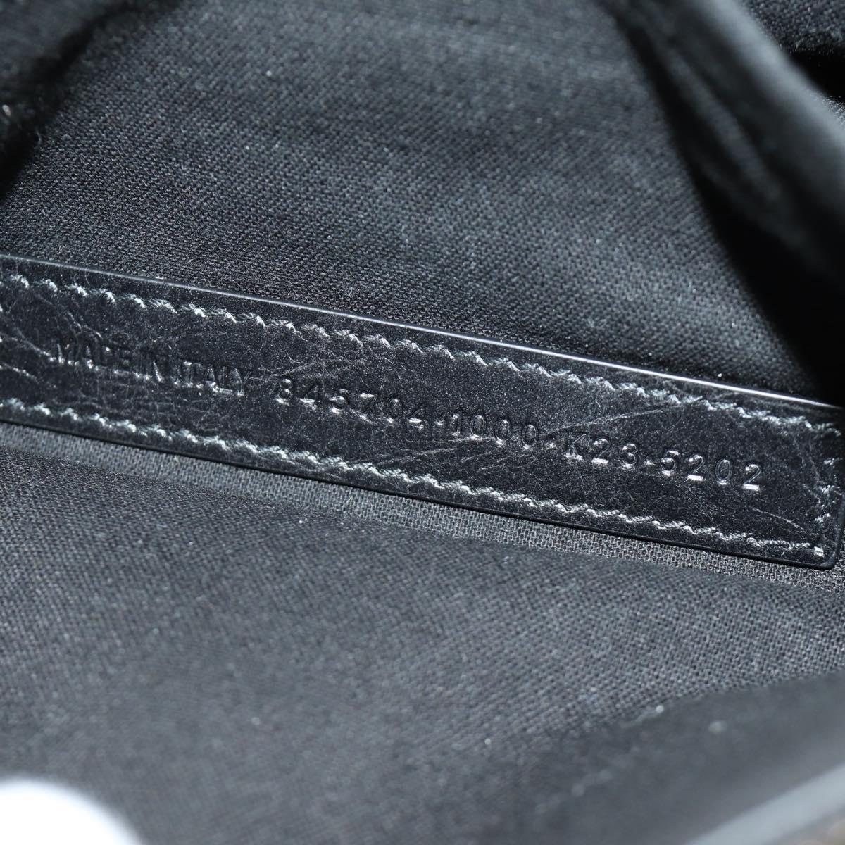 BALENCIAGA Lucity Eastwest Hand Bag Leather 2way Black 845704 Auth 185341SM