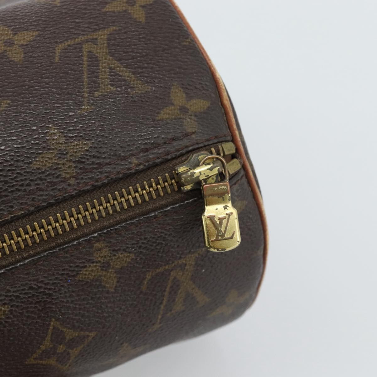 LOUIS VUITTON Monogram Papillon 30 Hand Bag M51385 LV Auth 185346