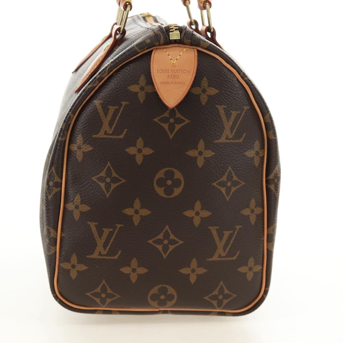 LOUIS VUITTON Monogram Speedy 25 Hand Bag M41528 LV Auth 185347SAM