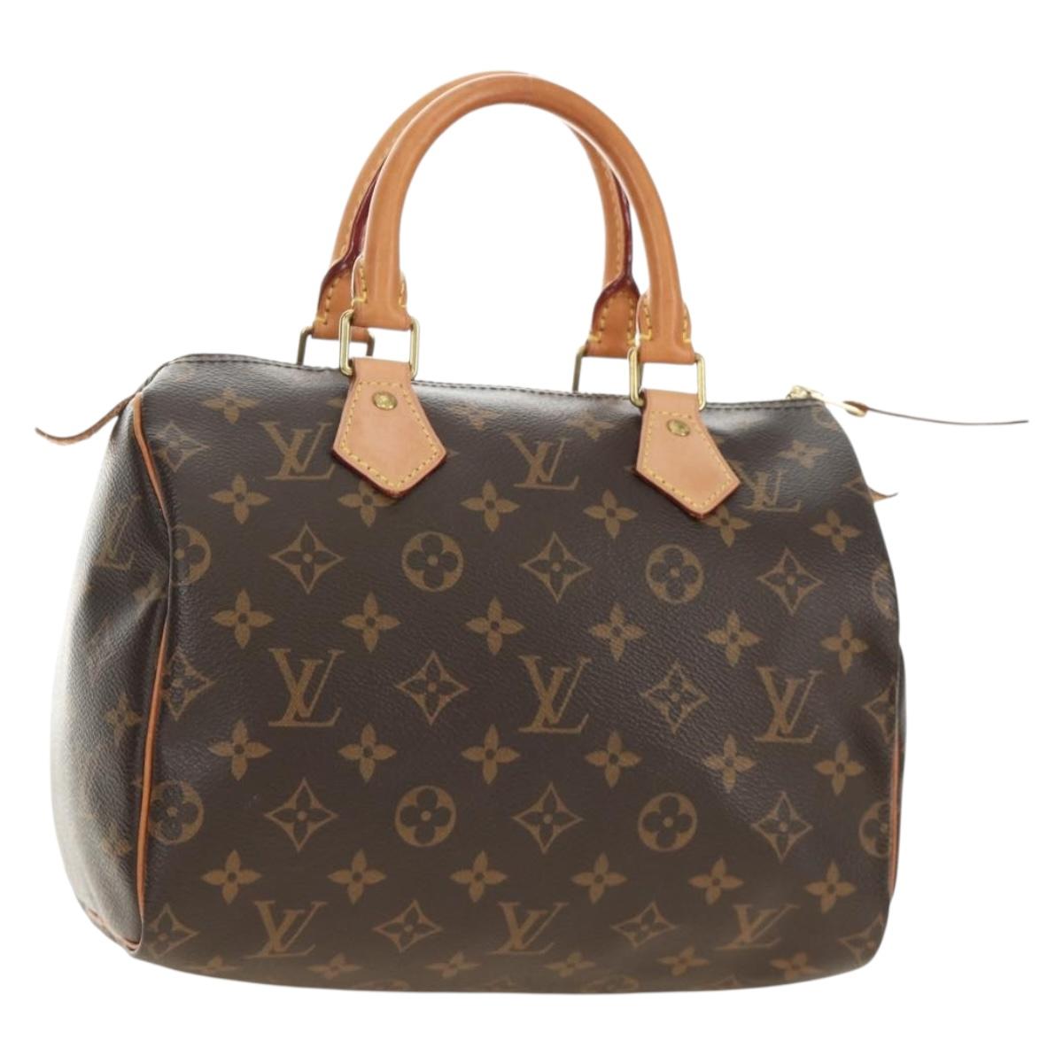 LOUIS VUITTON Monogram Speedy 25 Hand Bag M41528 LV Auth 185348SAM