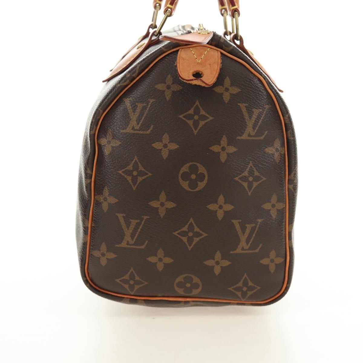 LOUIS VUITTON Monogram Speedy 25 Hand Bag M41528 LV Auth 185348SAM