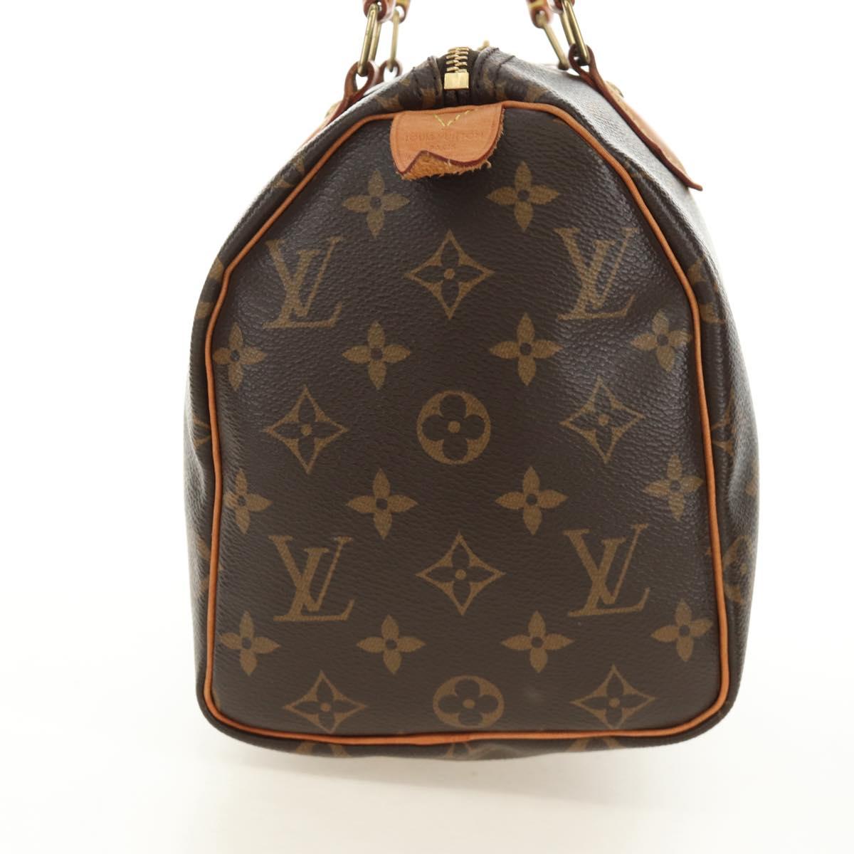 LOUIS VUITTON Monogram Speedy 25 Hand Bag M41528 LV Auth 185348SAM