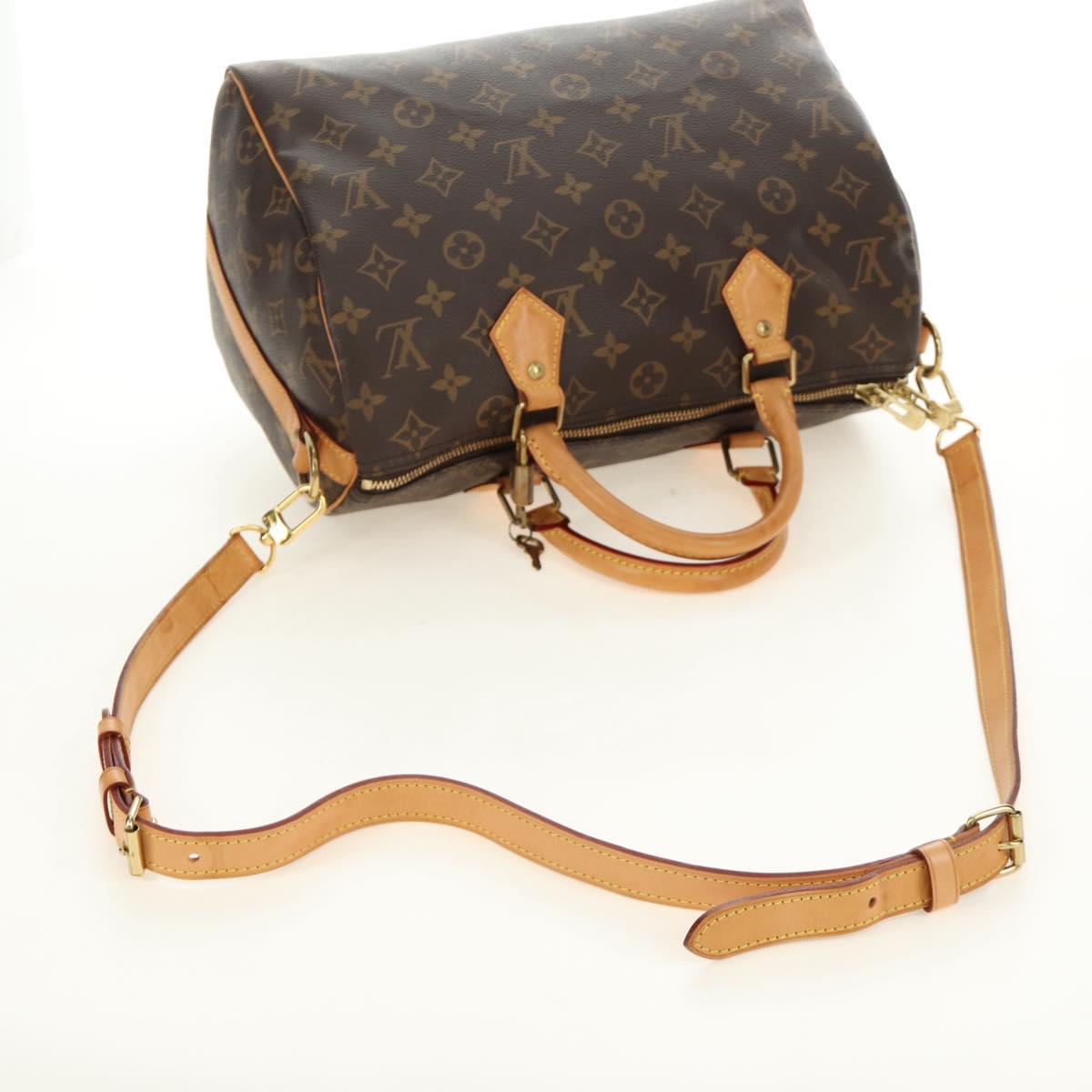 LOUIS VUITTON Monogram Speedy Bandouliere 30 Hand Bag M40391 LV Auth 185349SAV