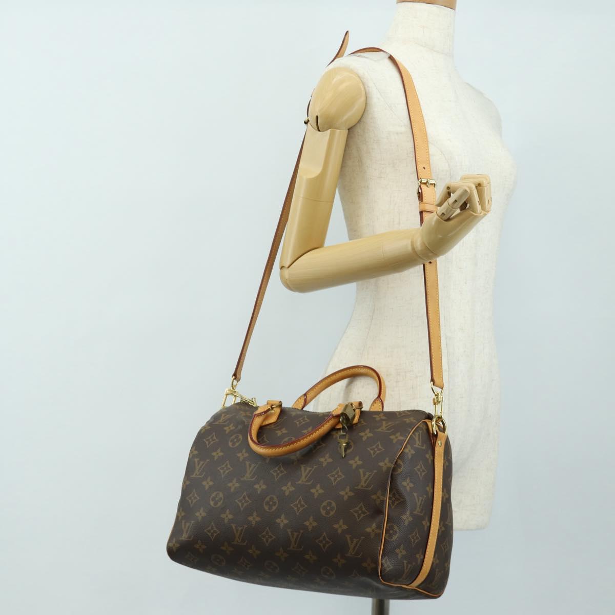 LOUIS VUITTON Monogram Speedy Bandouliere 30 Hand Bag M40391 LV Auth 185349SAV