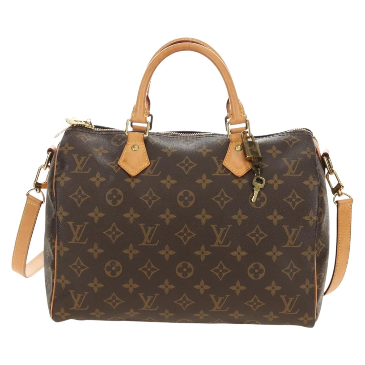 LOUIS VUITTON Monogram Speedy Bandouliere 30 Hand Bag M40391 LV Auth 185349SAV