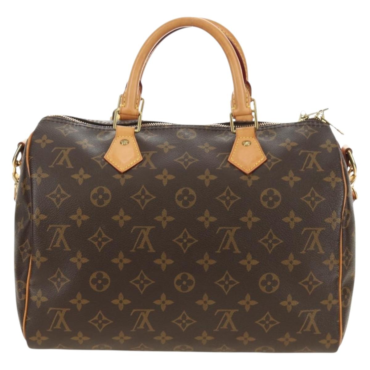 LOUIS VUITTON Monogram Speedy Bandouliere 30 Hand Bag M40391 LV Auth 185349SAV