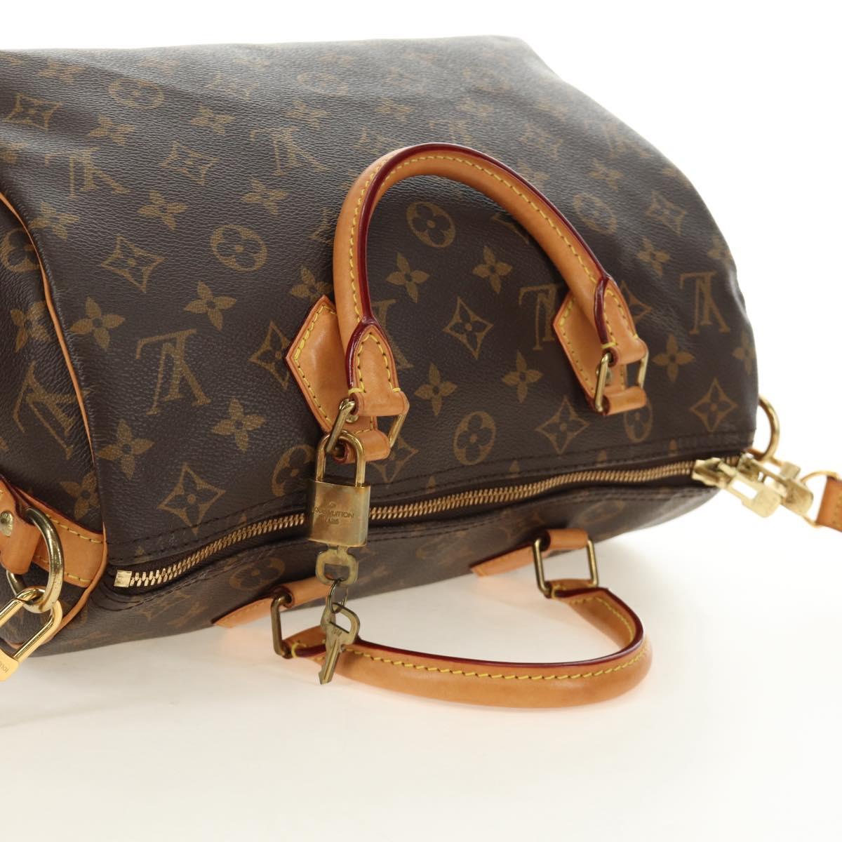 LOUIS VUITTON Monogram Speedy Bandouliere 30 Hand Bag M40391 LV Auth 185349SAV