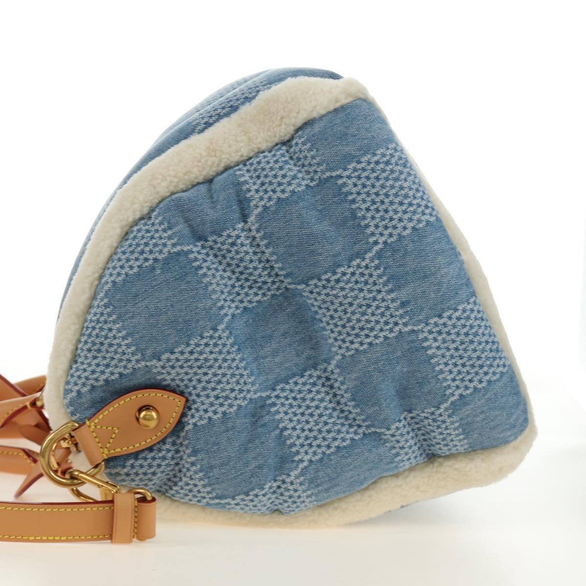 LOUIS VUITTON LV SKI Keepall Bandouliere40 Boston Bag Blue N00111 Auth 185350SM