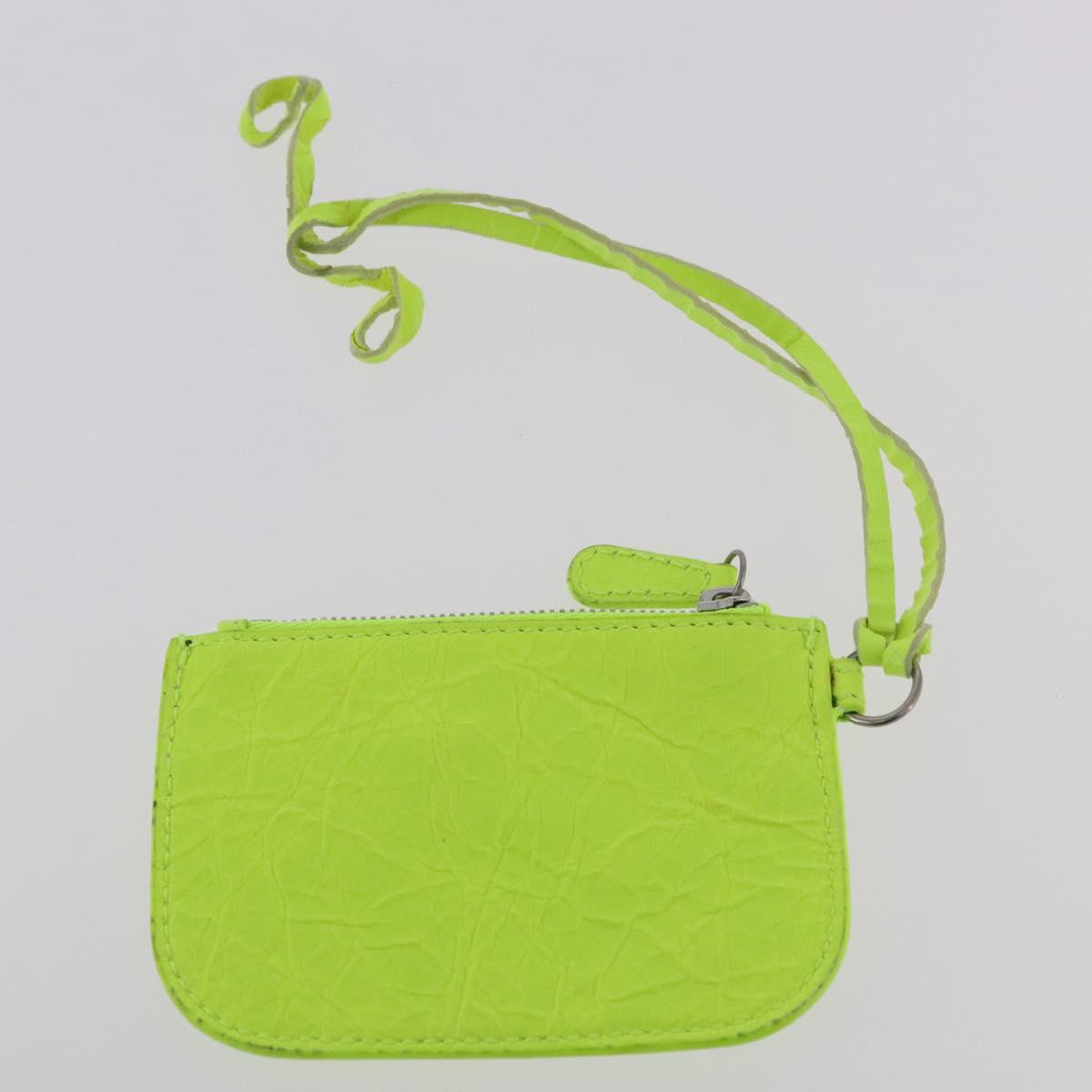 BALENCIAGA Le Cagole Shoulder Bag Leather Green 719065 Auth 185357SAM