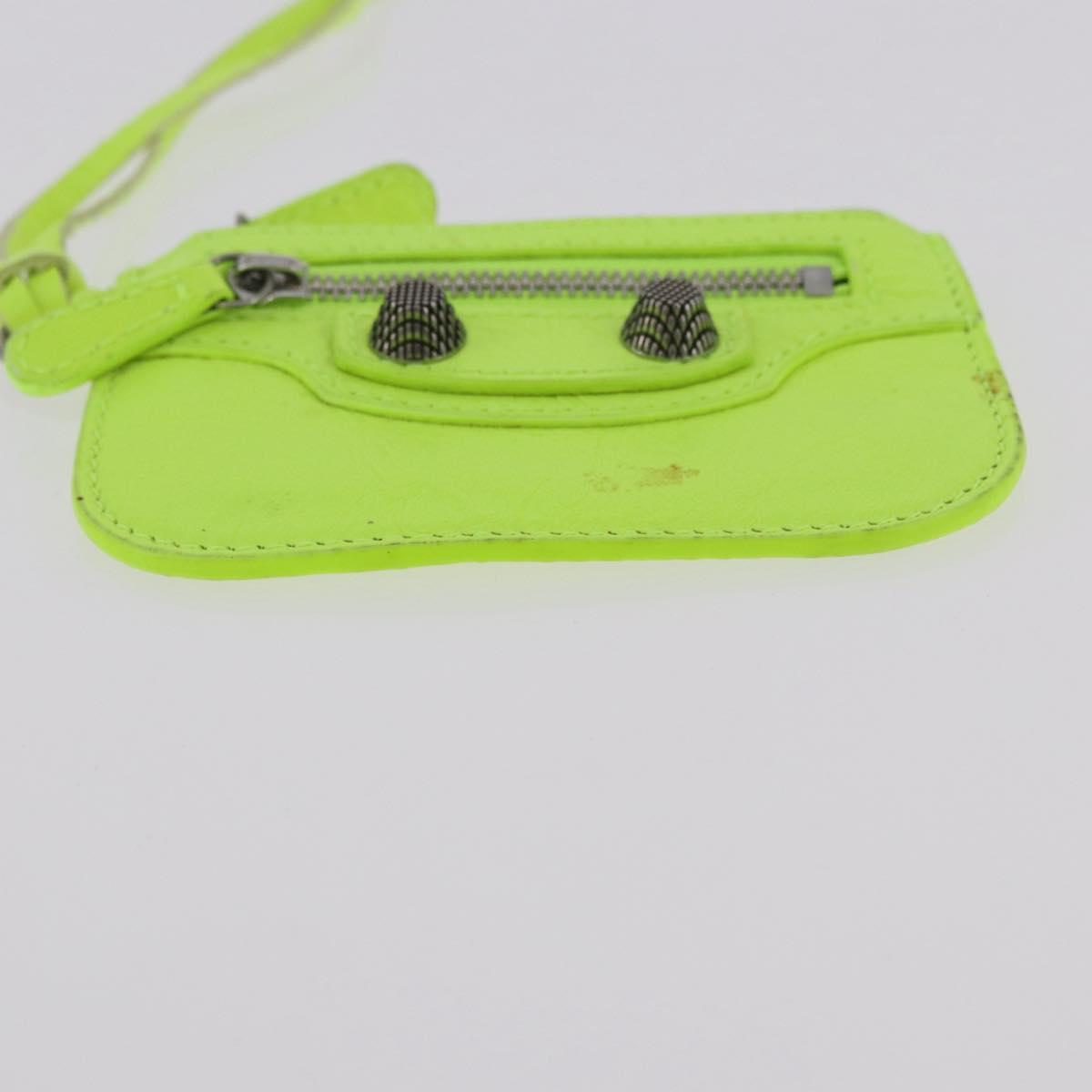 BALENCIAGA Le Cagole Shoulder Bag Leather Green 719065 Auth 185357SAM