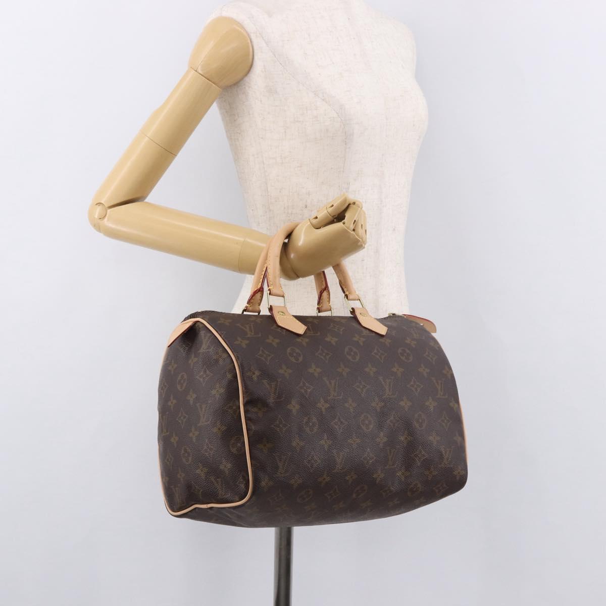 LOUIS VUITTON Monogram Speedy 30 Hand Bag M41526 LV Auth 185383A
