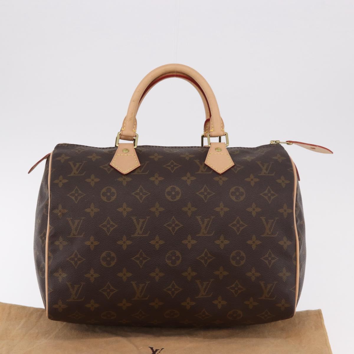 LOUIS VUITTON Monogram Speedy 30 Hand Bag M41526 LV Auth 185383A