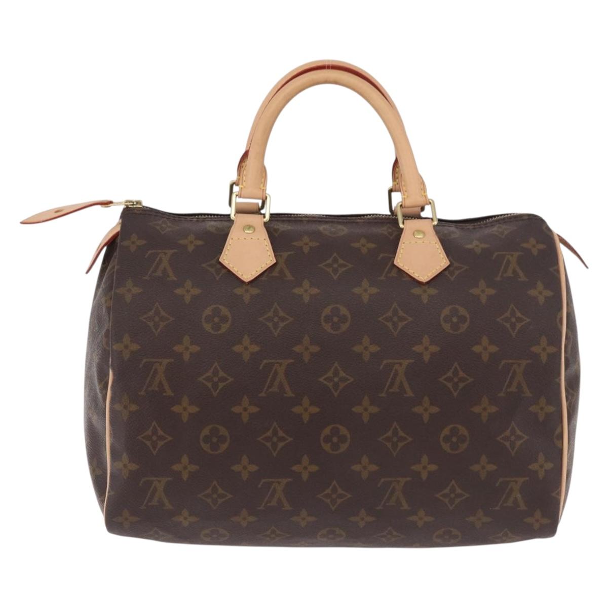 LOUIS VUITTON Monogram Speedy 30 Hand Bag M41526 LV Auth 185383A