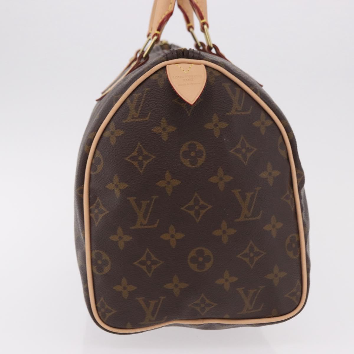 LOUIS VUITTON Monogram Speedy 30 Hand Bag M41526 LV Auth 185383A