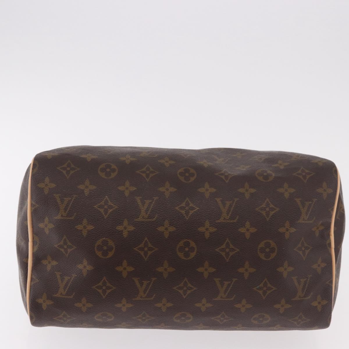 LOUIS VUITTON Monogram Speedy 30 Hand Bag M41526 LV Auth 185383A