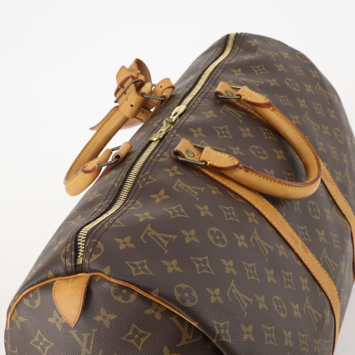 LOUIS VUITTON Monogram Keepall 50 Boston Bag M41426 LV Auth 185384A