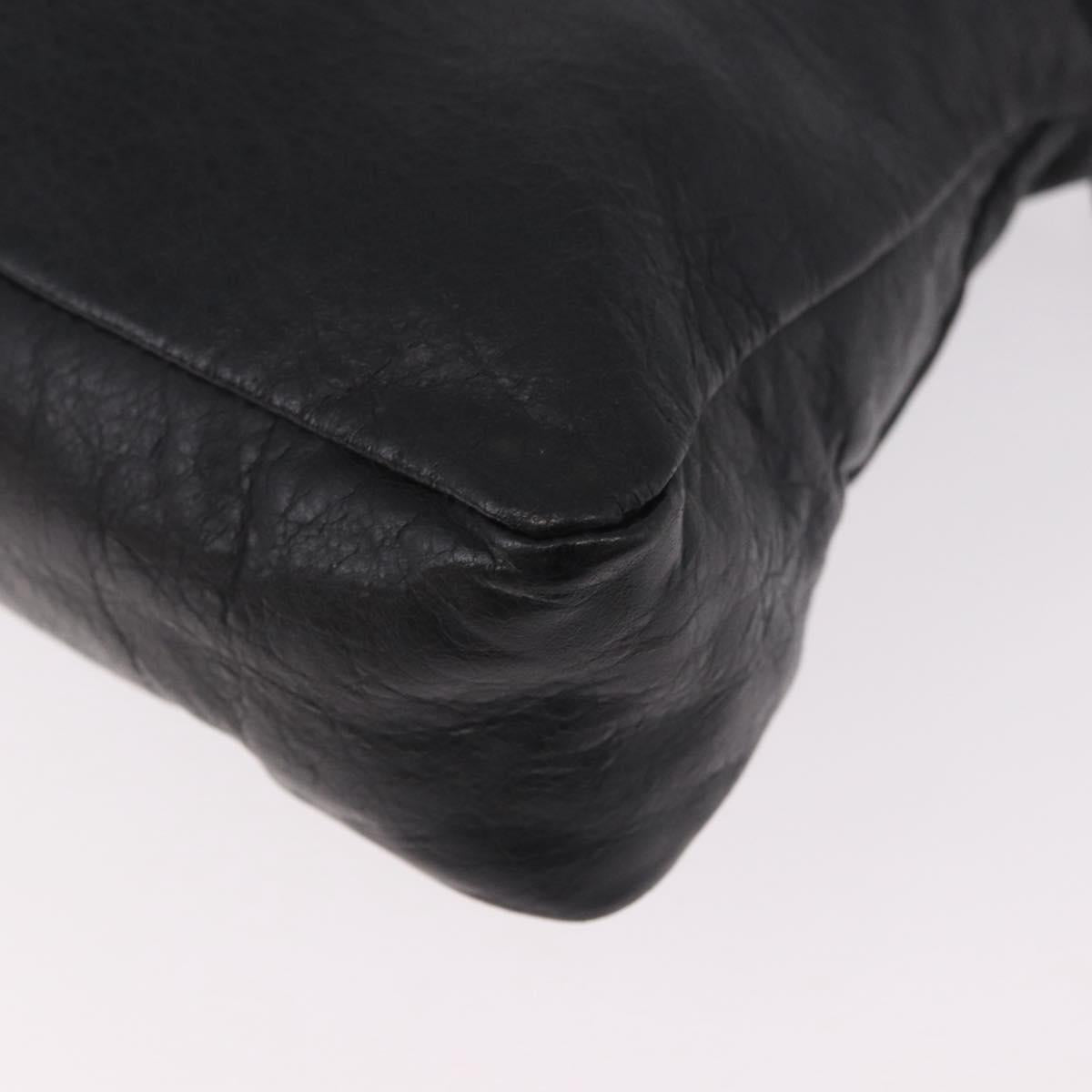 BALENCIAGA The First Hand Bag Leather 2way Black 103208 Auth 185399SAM