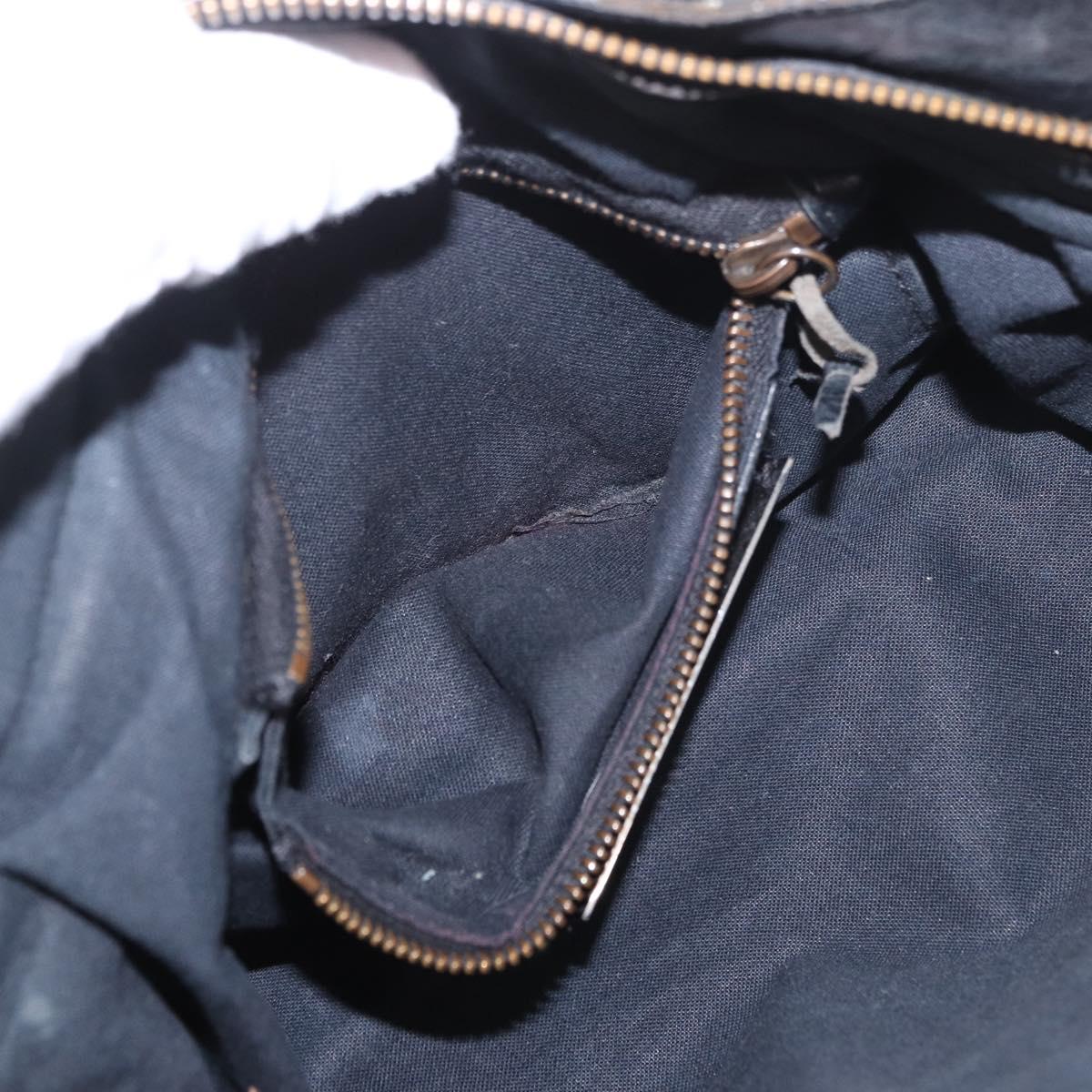 BALENCIAGA The First Hand Bag Leather 2way Black 103208 Auth 185400V