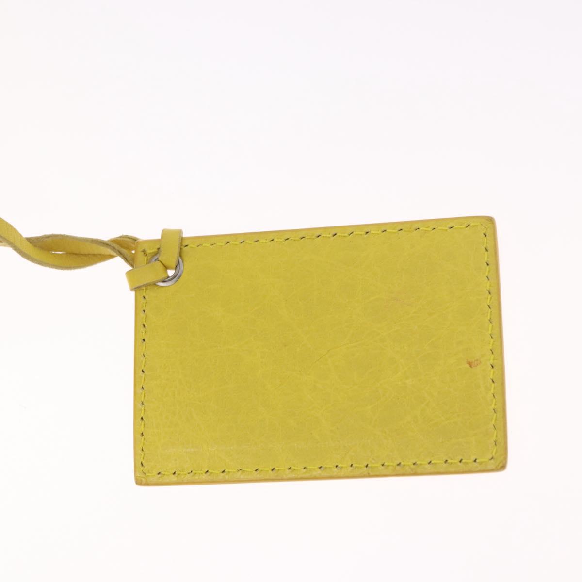 BALENCIAGA Giant Mini City Hand Bag Leather 2way Yellow 309544 Auth 185403M