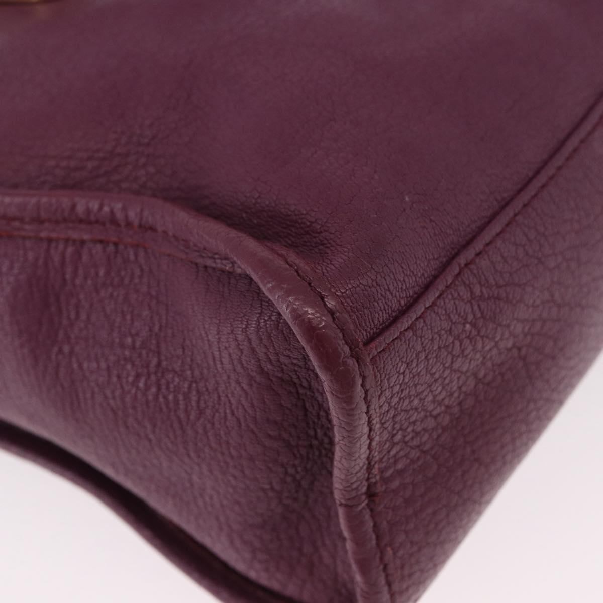 BALENCIAGA Classic Metallic Edge City S 2way Purple 432831 Auth 185405SAM