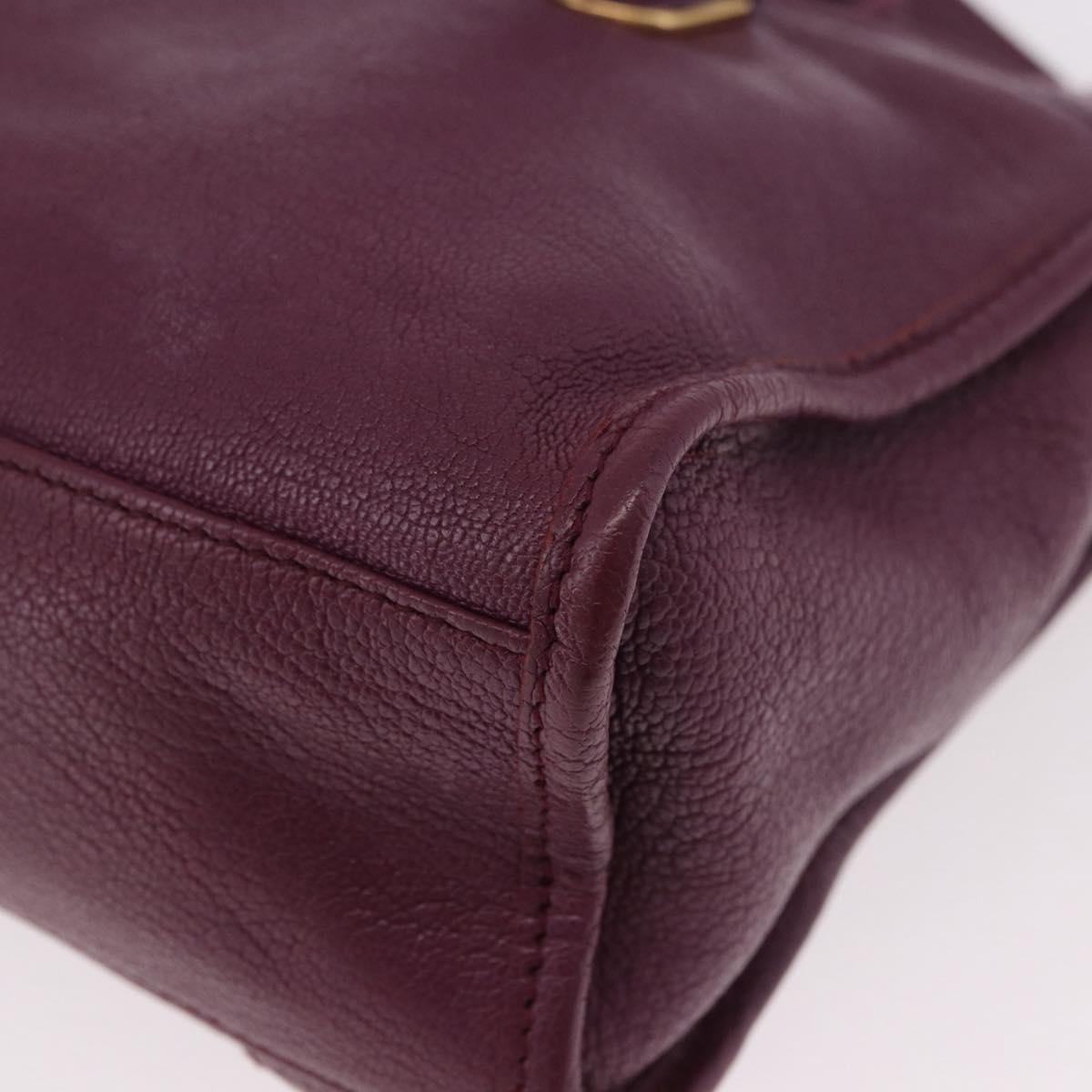 BALENCIAGA Classic Metallic Edge City S 2way Purple 432831 Auth 185405SAM