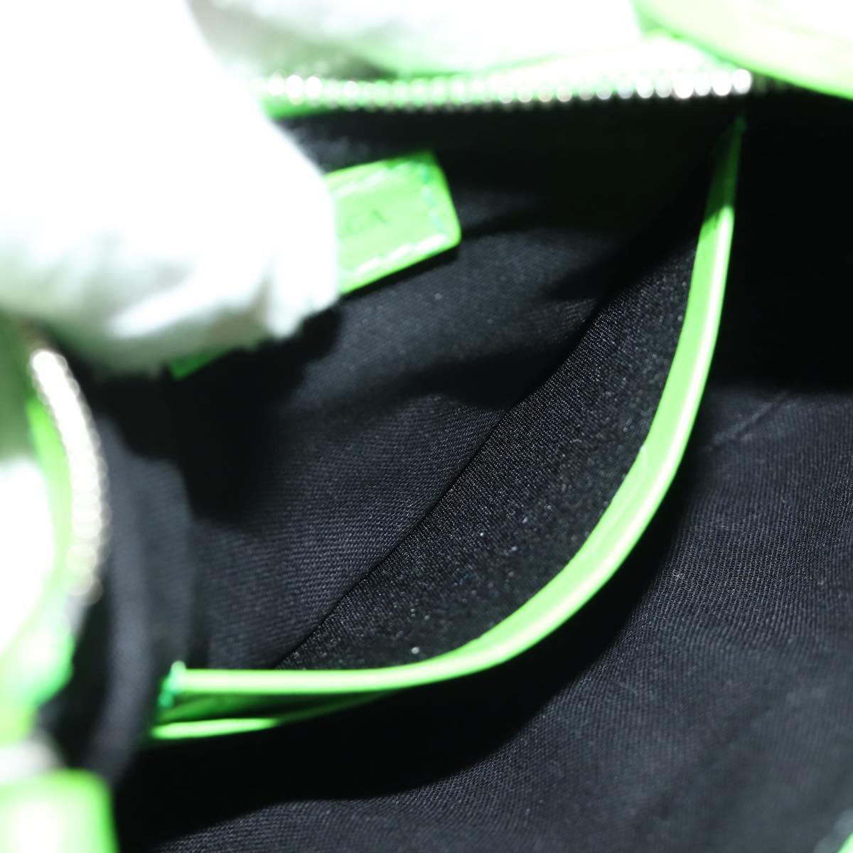 BALENCIAGA Chain Le Cagole Mini Bag Leather 2way Green 695814 Auth 185445M