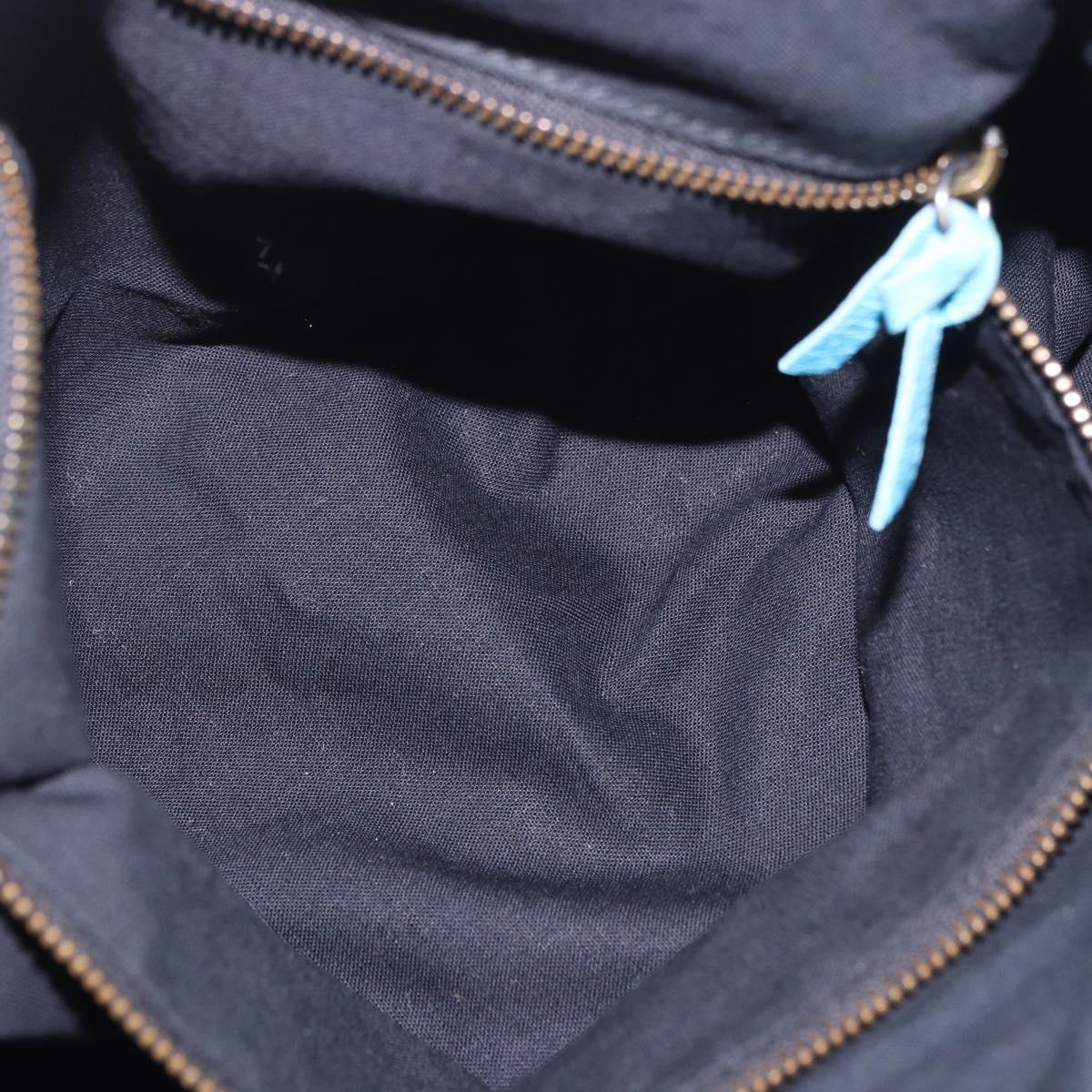 BALENCIAGA Zazigi Hand Bag Leather 2way Light Blue 128523 Auth 185450M