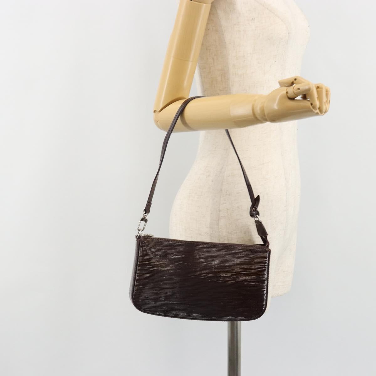LOUIS VUITTON Epi Electric Pochette Accessoires Plunge Electric LV Auth 185451V