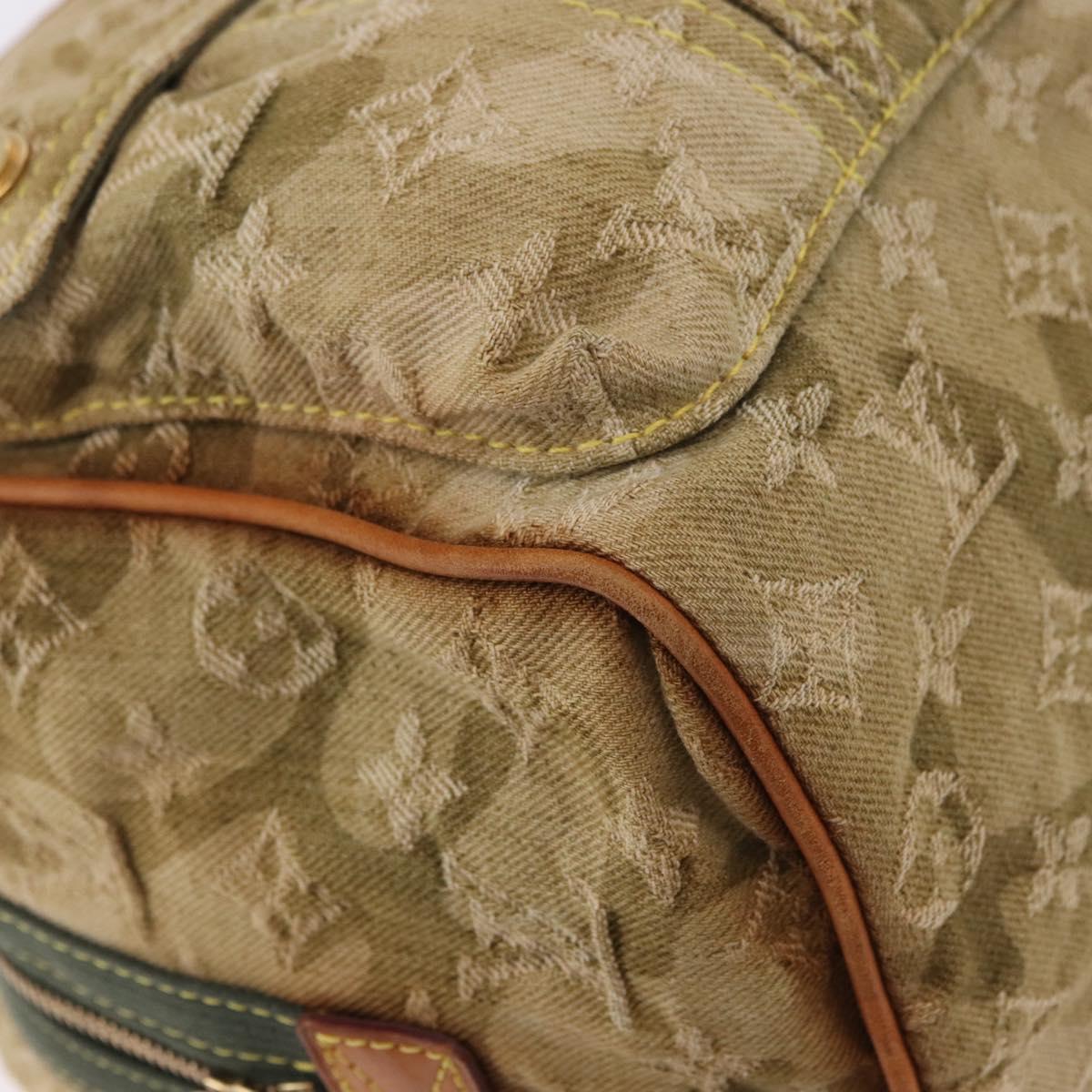 LOUIS VUITTON Monogram Fragrance Jasmine Hand Bag Khaki M95772 LV Auth 185452SAV