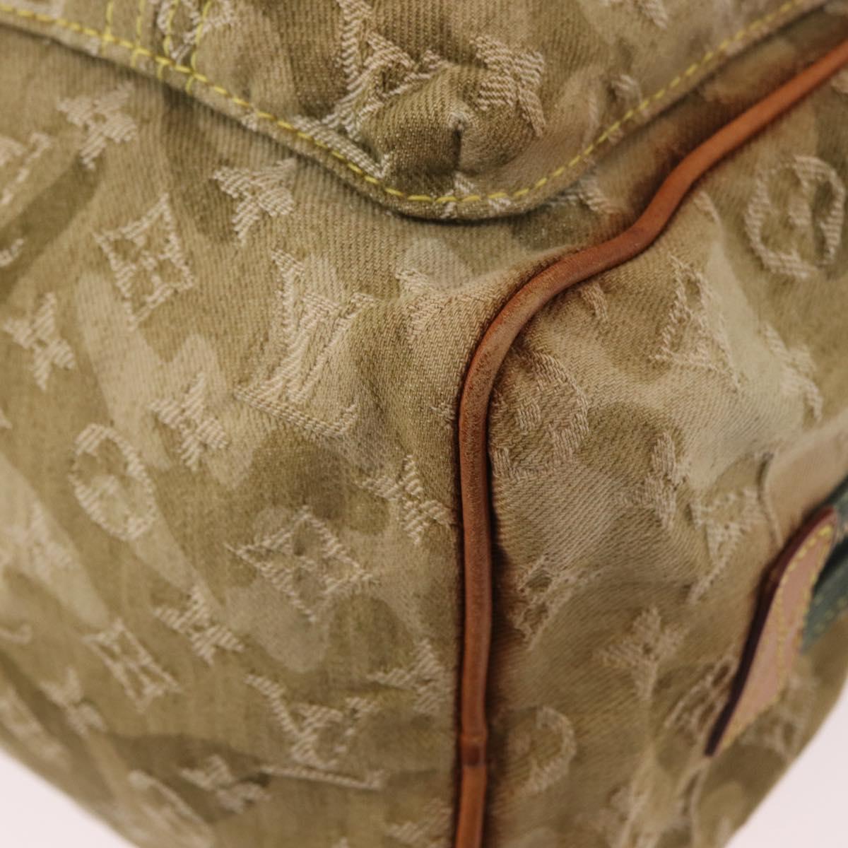 LOUIS VUITTON Monogram Fragrance Jasmine Hand Bag Khaki M95772 LV Auth 185452SAV