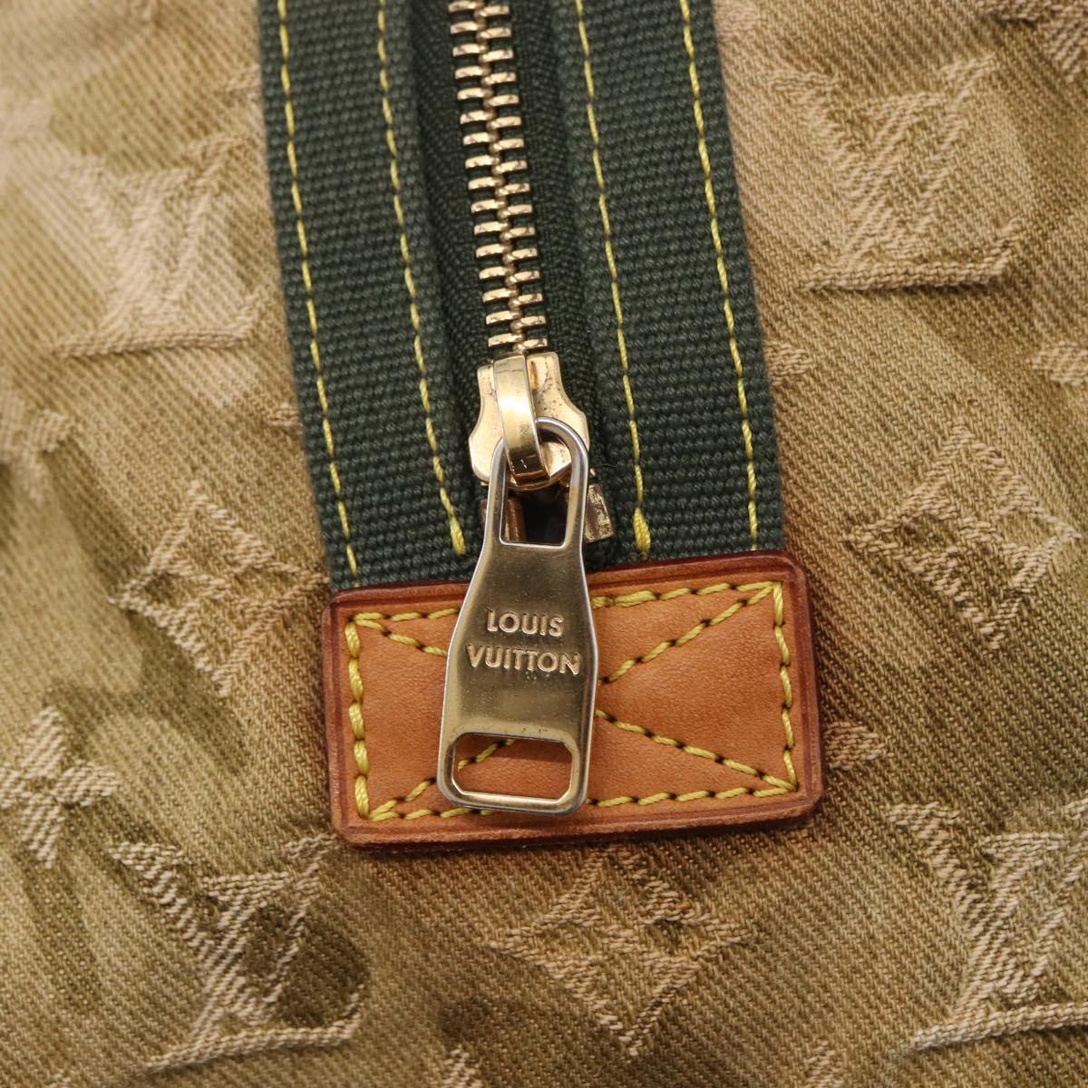 LOUIS VUITTON Monogram Fragrance Jasmine Hand Bag Khaki M95772 LV Auth 185452SAV