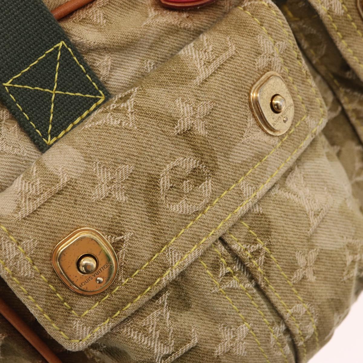 LOUIS VUITTON Monogram Fragrance Jasmine Hand Bag Khaki M95772 LV Auth 185452SAV