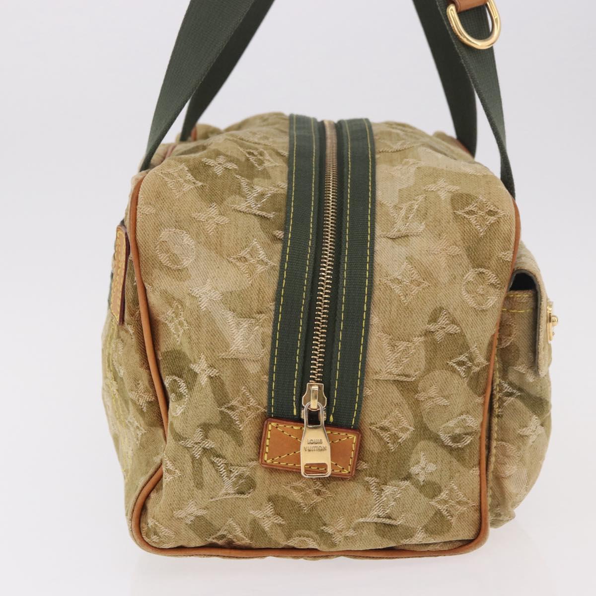 LOUIS VUITTON Monogram Fragrance Jasmine Hand Bag Khaki M95772 LV Auth 185452SAV