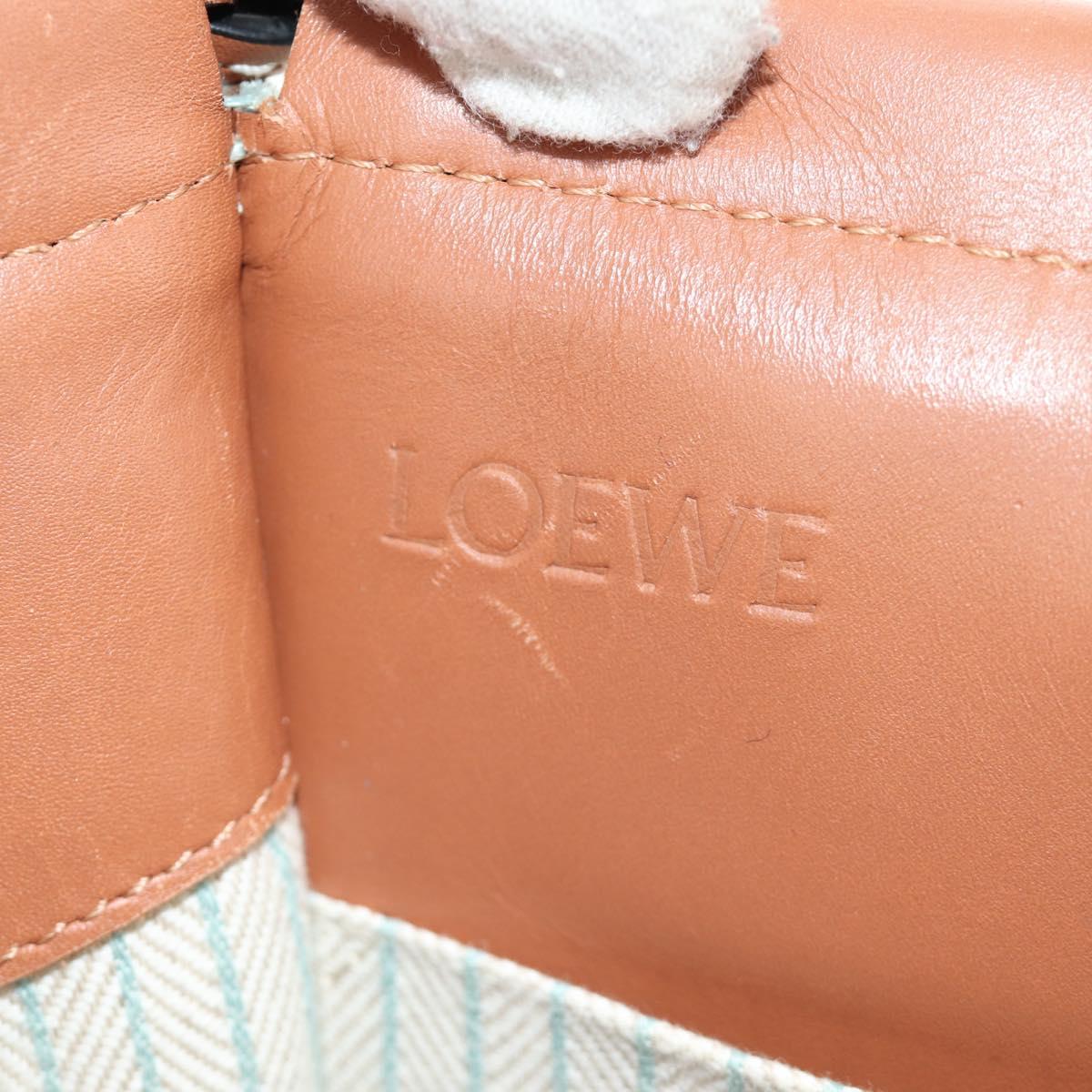 LOEWE Cushion Tote Bag Canvas Green Auth 185464V