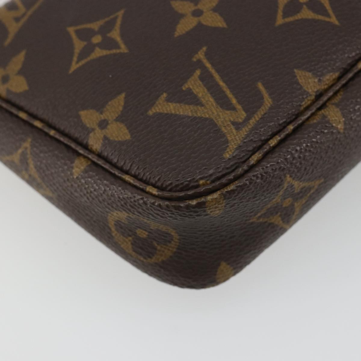 LOUIS VUITTON Monogram Pochette Accessoires Pouch M51980 LV Auth 185469A